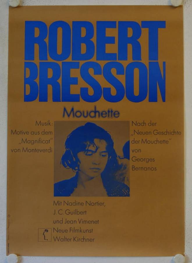 Mouchette original release german movie poster